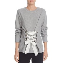 Derek Lam 10 Crosby Lace-Up Sweatshirt, Size XS - £62.72 GBP