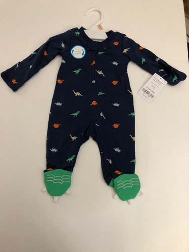 Carters Prematuro Collezione Body Ragazzi Dinosauro Navy-Rare - $25.08