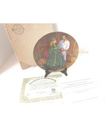 BRADFORD EXCHANGE GWTW SCARLETT&#39;S GREEN DRESS COLLECTOR PLATE #3501 COA ... - €11,84 EUR