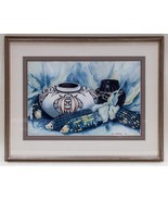 &quot;Blue Corn and Hopi Pottery&quot; Watercolor on Paper by Lee Rommel 1976 23.5... - $2,970.00
