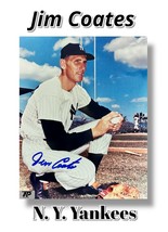 JIM COATES AUTOGRAPHED SIGNED NEW YORK  8X10 PHOTOGRAPH w/APCOA - $27.09 CAD