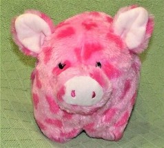 Kellytoy Pink Pig Plush Valentine Heart Piggy 10&quot; Stuffed Animal Tail Ribbon Toy - £12.93 GBP