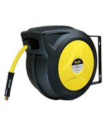 Amflo 588HR-RET 3/8&quot; x 50&#39; Enclosed Hyrbrid Hose Reel, Yellow - $2,145.82 MXN