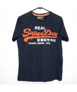 Real SuperDry Puff Print Limited Edition Quality Goods Racing Blue T-shi... - £22.77 GBP
