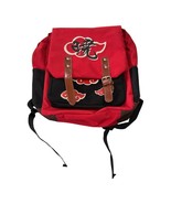 Rare Naruto Akatsuki Backpack Red Cloud Anime Bag – Read Flaws - $26.00