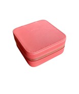 Salmon Jewelry Organizer Travel Zipper Ring Holder Gift Mirror Portable ... - $147.62 MXN