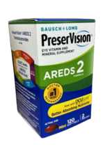 PreserVision AREDS 2 Vitamin Supplement Gel 120 Total gel cap  EXP: After10/2025 - £20.63 GBP