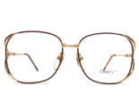 Gallery Eyeglasses Frames IDASPRING BURGUNDY/GOLD Square Full Rim 52-15-135 - £29.68 GBP