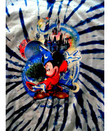 WALT DISNEY WORLD Shirt Tie-dye blue! (Size L) - $19.78