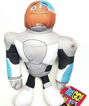 DC Comics Teen Titans Go Large CYBORG  13 inches  Plush Figure Doll Soft. NWT. - £10.64 GBP