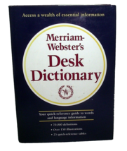 Merriam-Webster&#39;s Dictionary Desk 1995 Reference Guide Words Language De... - £13.01 GBP