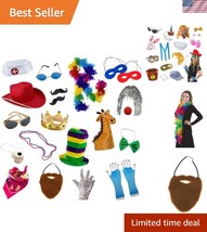 Ultimate Colorful Photo Booth Props Set - 18 Fun Accessories for Celebra... - $70.99