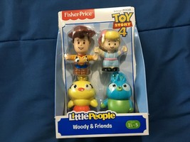 Fisher Price Toy Story 4 Little People Woody &amp; Friends 4 Pack *NEW* g1 - $14.99