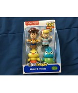 Fisher Price Toy Story 4 Little People Woody &amp; Friends 4 Pack *NEW* g1 - £11.84 GBP