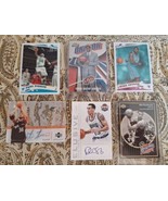 Lot of 6 Autograph &amp; Other Select NBA Basketball Cards - $5.00