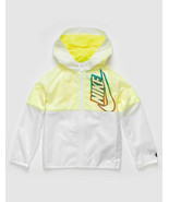 NIKE 86G476 Full Zip Boys Hoodie Track Jacket White / Yellow ( 5 ) - $121.82 CAD
