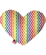 Rainbow Fun Stripes 8 inch Heart Dog Toy - $47.85 CAD