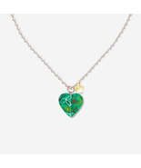 Handmade Czech Crystal Necklace - Emerald Essence - £47.68 GBP