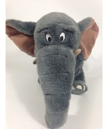 Rare Dark Grey Shep Elephant Disney&#39;s George of the Jungle Bean Bag Plush  - $39.00