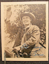 CHUCK CONNORS, BOBBY CRAWFORD (THE RIFLEMAN) ORIG,HAND SIGN AUTOGRAPHS - $222.75