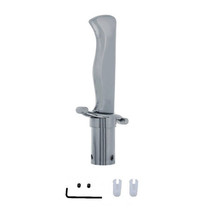 Chrome Dagger Knife Handle Universal Gear Shift Knob Lever Column Floor Shifter  - £30.56 GBP