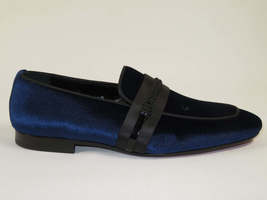 Men's GENIO Velvet Upper Leather Red Sole Shoes Turkey 120192017 Navy Blue image 6