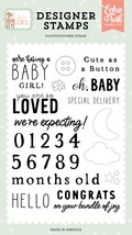 Echo Park Stamps-Cute As A Button - £13.82 GBP