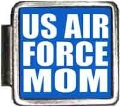 US Air Force Mom Italian Charm Bracelet Jewelry Link A10426 - £6.29 GBP
