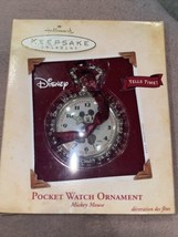 Hallmark &quot;Disney&#39;s Mickey Mouse&quot; Pocket Watch 2004 - £12.66 GBP