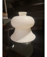 VTG. Art Deco MCM Torchiere Floor Lamp Shade White Opaline Milk Glass - $72.55