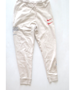 Nike Men Double Swoosh Fleece Jogger Pants - DJ0467 - Beige - Size XL - NWT - $79.06 CAD