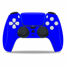 For PS5 Controller Skin Decal (1) Blue Vinyl Cover Wrap  - £6.23 GBP