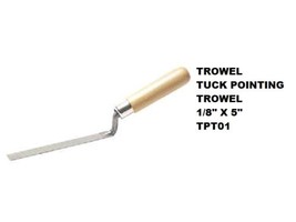 BROWNS USA 1/8 X 5 Inch Tuck Point Trowel. A One-Piece Forged Tool With ... - £19.48 GBP