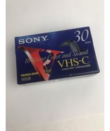 Sony VHS-C 30 Premium Grade Blank Sealed Compact Camcorder Tape Cassette... - $13.67 CAD