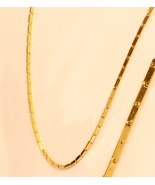 22K 22kt  PURE YELLOW GOLD baht chain / necklace 18&quot; - £1,075.89 GBP