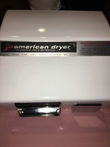 AMERICAN DRYER AM 10 AUTOMATIC HAND dryer Steel WHITE 15 Amp 115 Volt New - £217.95 GBP