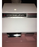 AMERICAN DRYER AM 10 AUTOMATIC HAND dryer Steel WHITE 15 Amp 115 Volt New - $382.20 CAD