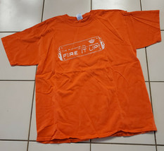 Phoenix Suns-  Playoffs on Planet Orange FIRE IT UP T-shirt Fry&#39;s SGA - Size XL - £10.21 GBP