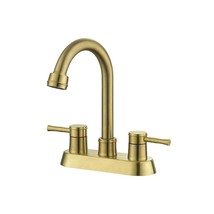 2-Handle Bathroom Faucet: Copper Pop-Up Drain - $83.99