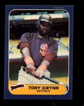 1986 Fleer #323 Tony Gwynn Nmmt Padres Hof *X90950 - £3.29 GBP