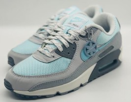 NEW Nike Air Max 90 Snowflake Cool Grey Light Blue DQ0789-001 Men’s Size 13 - £140.22 GBP