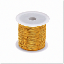 Light Brown Nylon Beading Thread Knotting Cord - 0.6mm, 50 Yards - Ideal... - $23.75
