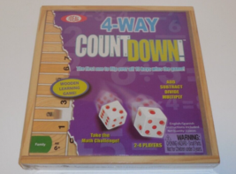 Ideal 4-Way Count Down Wood Math Learning Homeschool Game 26863 New Family - $24.74