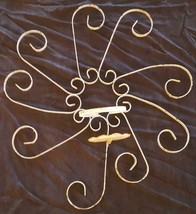 Wonderful Vintage Solid Wrought Iron Sconce Candle Holder - PRETTY - NEE... - $69.29