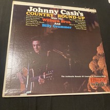 Johnny Cash Country Round-Up Wilburn Bros  Billy Grammer Vinyl LP Hilltop Record - £8.03 GBP