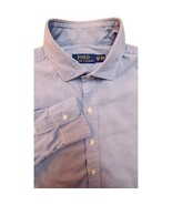 Polo Ralph Lauren Button Down Shirt Mens Blue White Gingham Check Sz 15 ... - $411.03 MXN