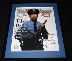 Ice-T Framed August 20 1992 Rolling Stone Cover Display - £27.60 GBP