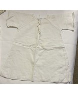 Baby&#39; Layette White Cotton Top Sorbeau Brand 18&quot; long VNTG Traditional C... - $169.64 MXN