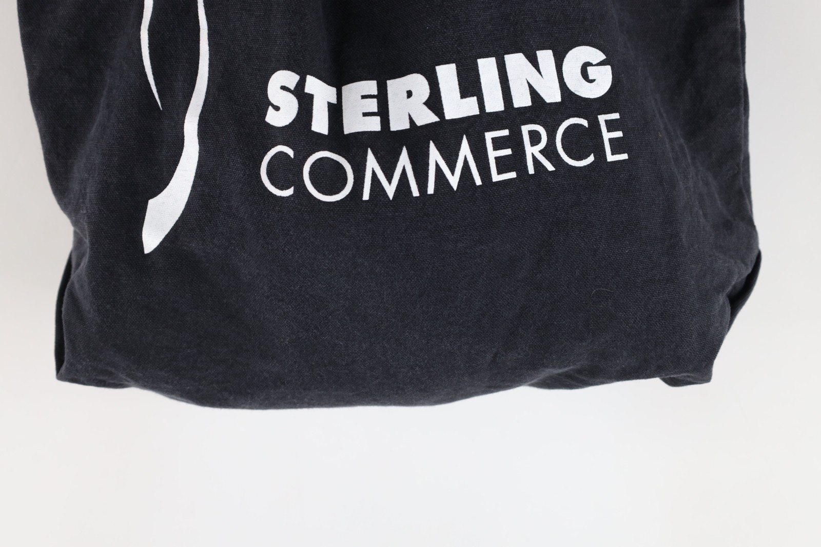 Vtg Y2K Faded Spell Out Sterling Commerce Software Computers Handled Tote Bag Item image 4