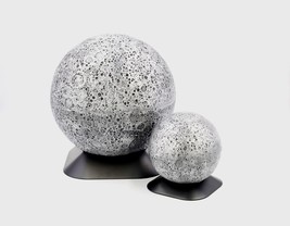 Moon Urn For Ashes, Adult Size Cremation Urn Like A Moon, Lunar Urn Artistic Urn - £124.04 GBP+